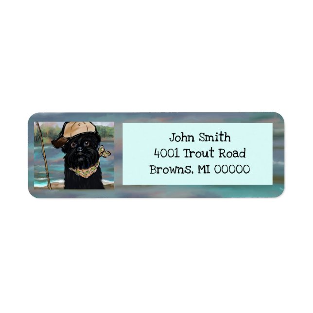 Etiqueta Affenpinscher (Frente)