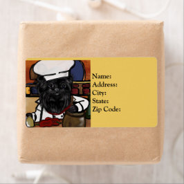 Etiqueta Affenpinscher Chef