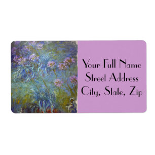 Etiqueta Agapanthus de Claude Monet