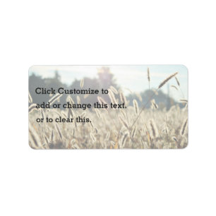 Etiqueta Agricultura Ameaçada, A Luz Do Sol Ilumina Cabeç