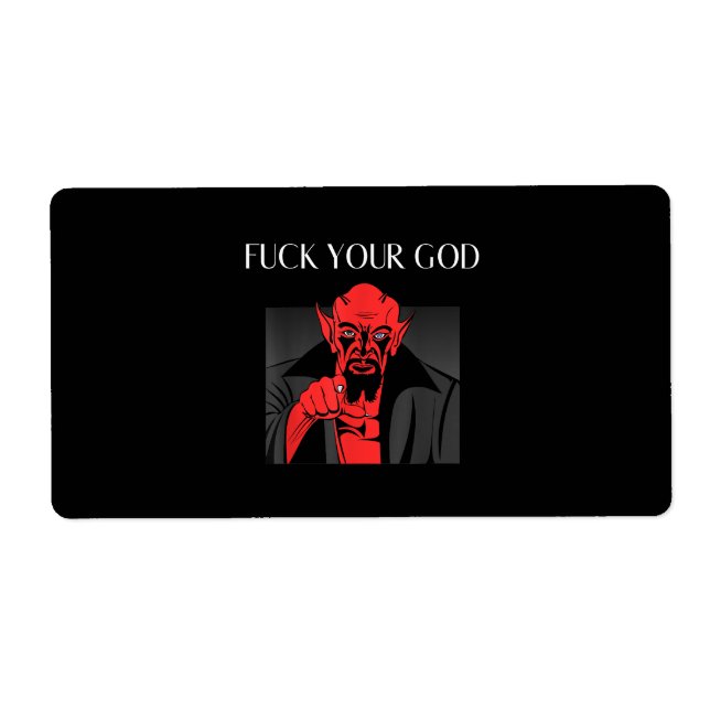 Etiqueta Aist Goat Satã Baphomet GIft (Frente)