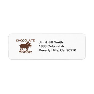 Etiqueta Alces do chocolate