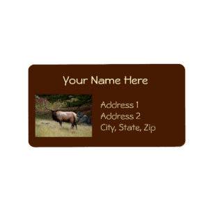 Etiqueta Alces no selvagem