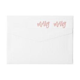 Etiqueta alegre do Wraparound do feriado da folha