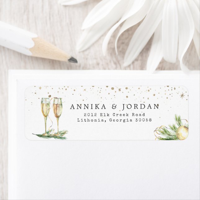 Etiqueta Alegria Espelhante | Endereço de Casamento de Verd (Insitu)