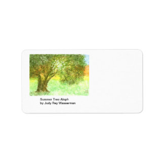 Etiqueta Aleph da Árvore de Verão