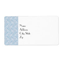 Algodão Azul Abstrato