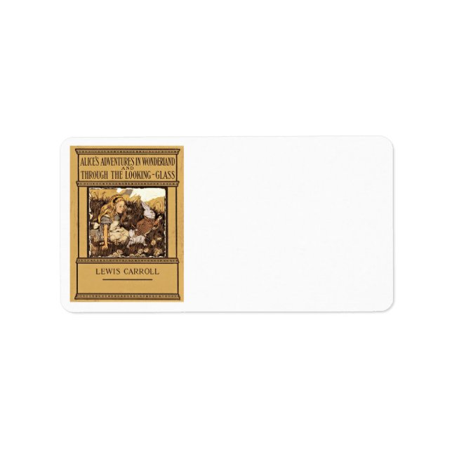 Etiqueta Alice Através do Espelho (Frente)