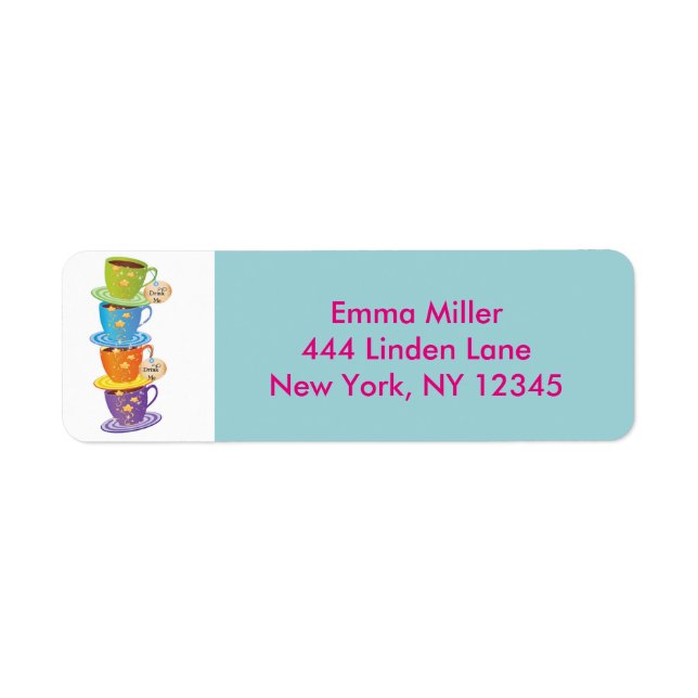 Etiqueta Alice no País das Maravilhas de Devolução de Ender (Frente)