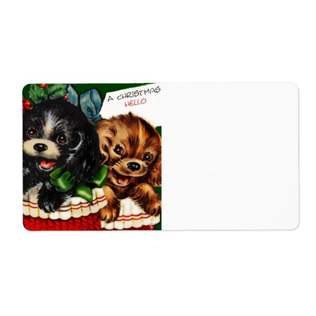 Etiqueta Alô de Natal (Frente)