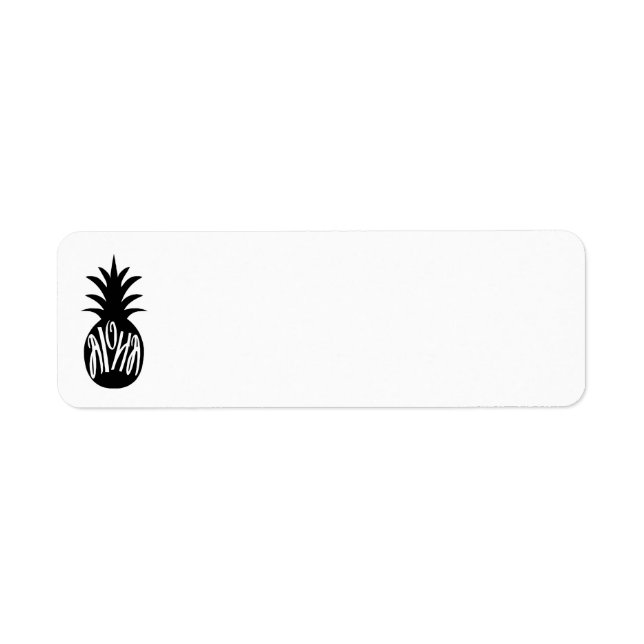 Etiqueta Aloha Pineapple (Frente)