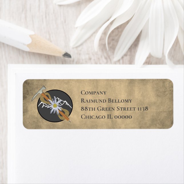 Etiqueta alpinista (Insitu)