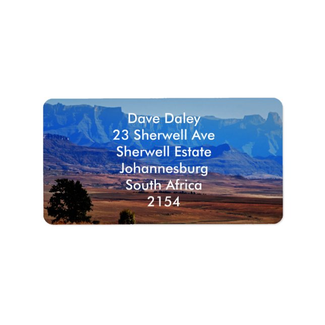 Etiqueta Alterações em Azul (Frente)