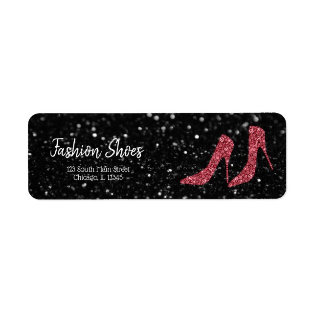 Etiqueta Altos Calçados Glam (Frente)