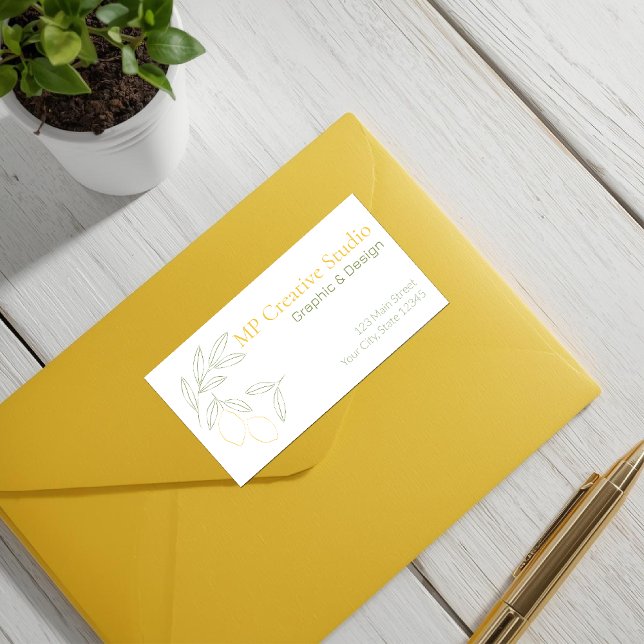 Etiqueta Amalfi Lemon Chic (Criador carregado)