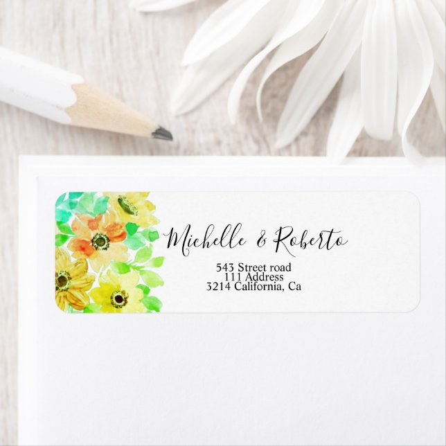 Etiqueta Amarelo de água doce (Insitu)