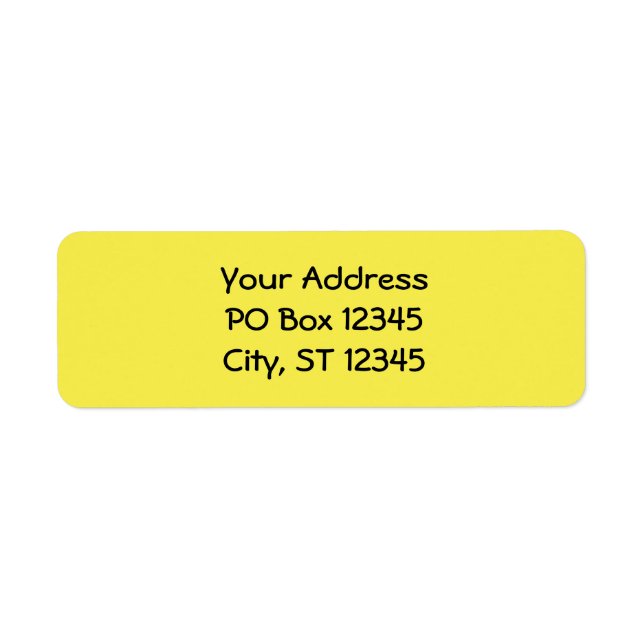 Etiqueta Amarelo Narciso (Frente)