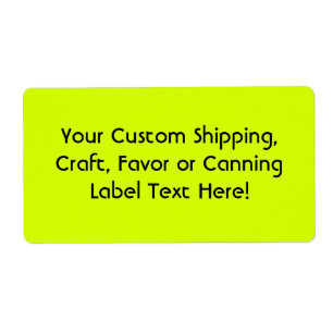 Etiqueta Amarelo Neon, alta visibilidade