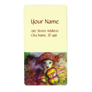 Etiqueta Amarelo rosa-claro-claro