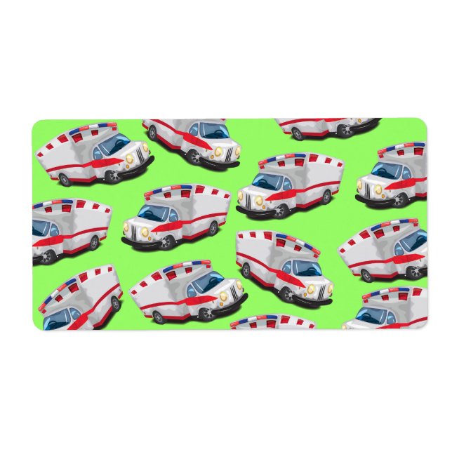 Etiqueta Ambulância (Frente)