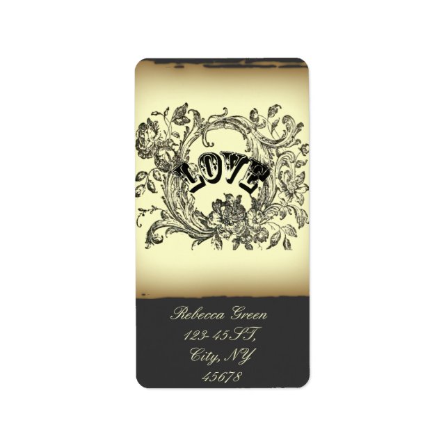 Etiqueta ameixa amarela-pastelaria vitoriana (Frente)