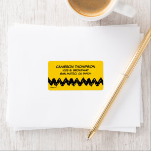 Etiqueta Amendoins Camisa Zig-Zag de Charlie Brown
