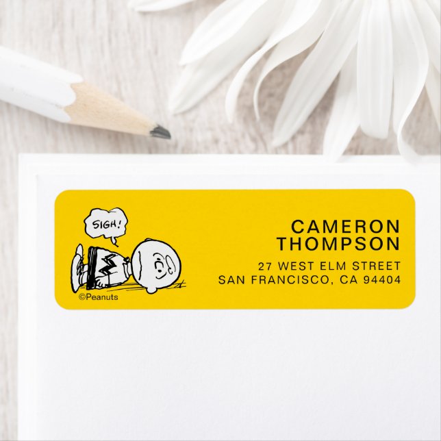 Etiqueta Amendoins | Charlie Brown está abaixado (Insitu)