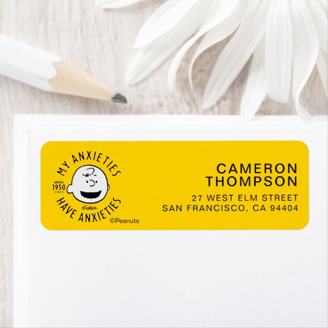 Etiqueta Amendoins | Charlie Brown Nervous Desde 1950 (Insitu)