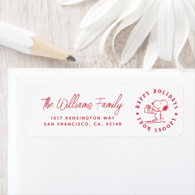 Etiqueta Amendoins | Feriados felizes de Snoopy (Insitu)