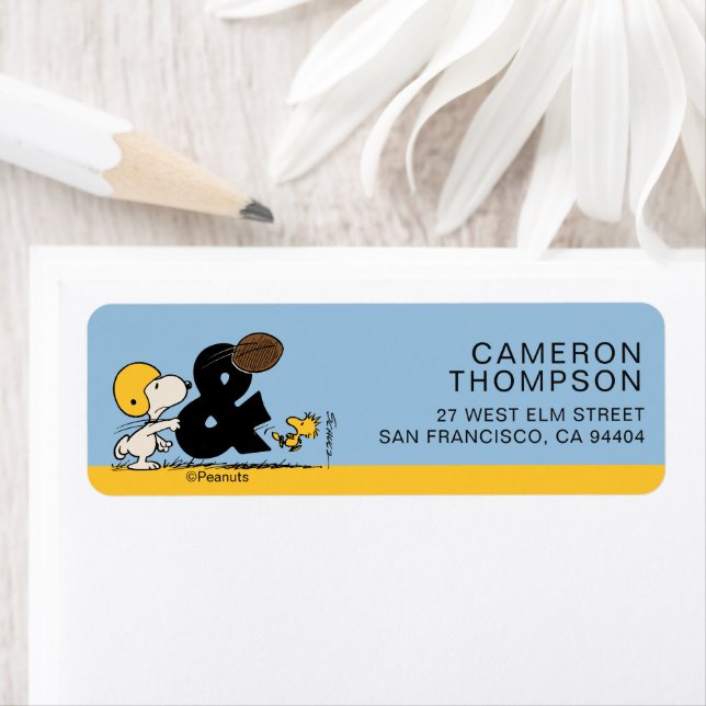 Etiqueta Amendoins | Futebol Snoopy & Woodstock (Insitu)