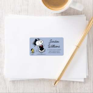 Etiqueta Amendoins Graduação em Snoopy & Woodstock