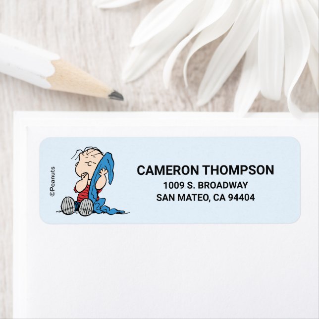 Etiqueta Amendoins | Linus e seu cobertor (Insitu)