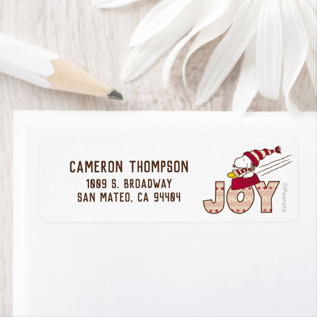 Etiqueta Amendoins | Passeio De Snoopy & Woodstock Joy (Insitu)