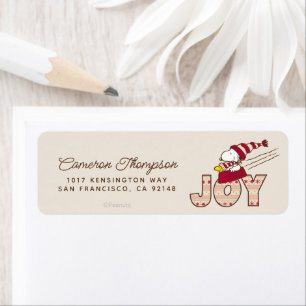 Etiqueta Amendoins Passeio De Snoopy & Woodstock Joy
