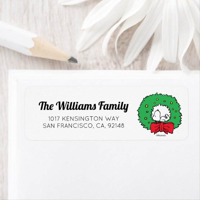 Etiqueta Amendoins | Rua de Natal Snoopy (Insitu)