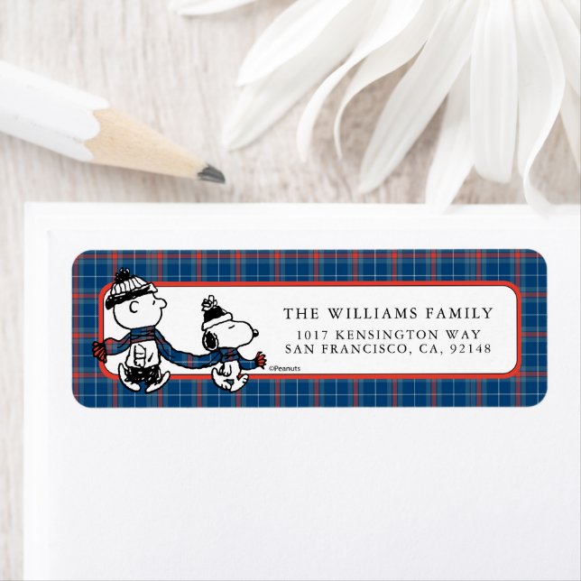 Etiqueta Amendoins | Snoopy & Charlie Brown Winter Scarf (Insitu)