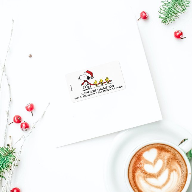Etiqueta Amendoins | Snoopy & Friends Winter Scarf (Labe on envelope)