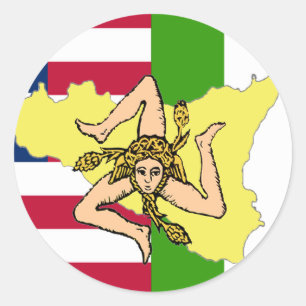 Etiqueta americana siciliano