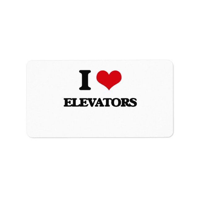 Etiqueta Amo ELEVADORES (Frente)