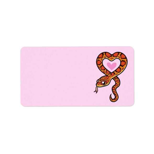 Etiqueta Amor de Cobra (Frente)
