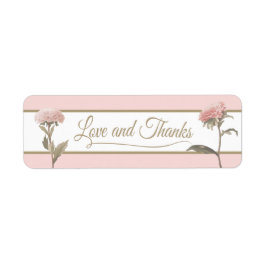 Etiqueta Amor e Obrigados