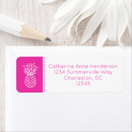 Etiqueta Ananás Tropical de Pré-Pinhel Personalizado