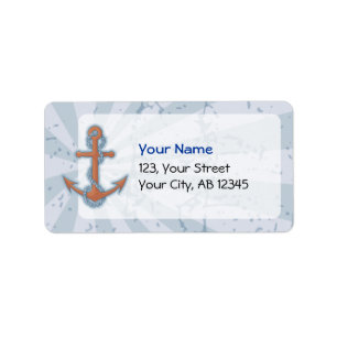 Etiqueta Âncora com corrente