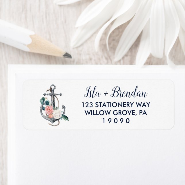 Etiqueta Âncora Floral | Casamento de Verão (Insitu)