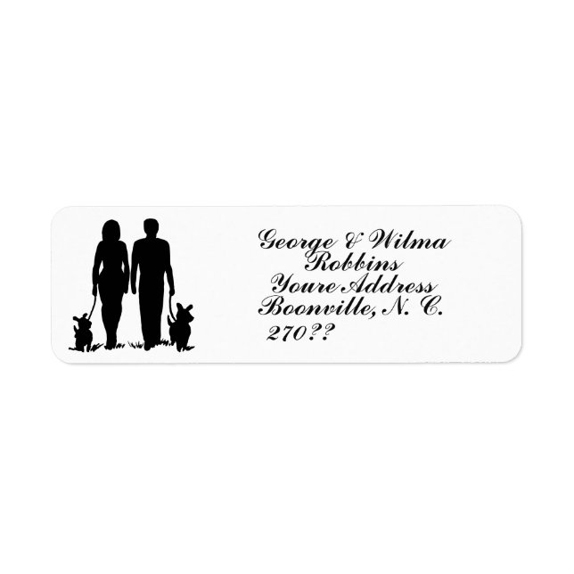 ETIQUETA ANDANDO OS CÃES (Frente)