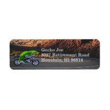 Andando Para O Endereço Do Motociclo Gecko De Refo