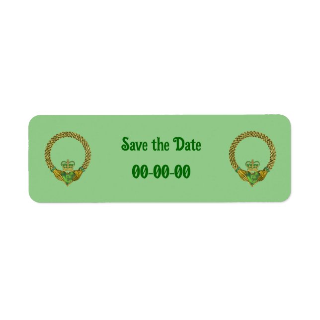 Etiqueta Anéis irlandeses (Frente)