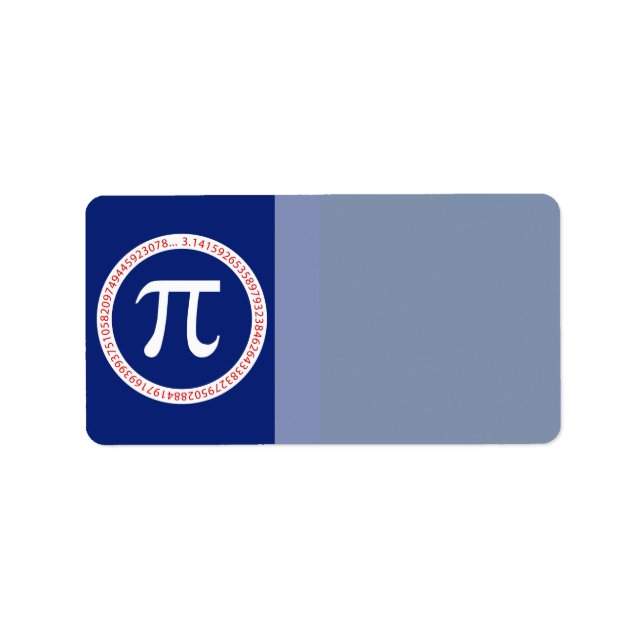 Etiqueta Anel Pi no Marinho Azul (Frente)