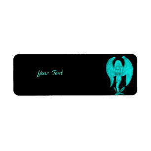 Etiqueta Angel, Black and Green design