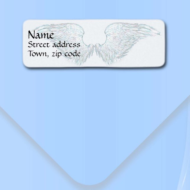Etiqueta Angel Wings (Criador carregado)